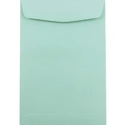 JAM Paper 6 x 9 Open End Catalog Envelopes, Aqua Blue, 50/Pack (31287520FI)