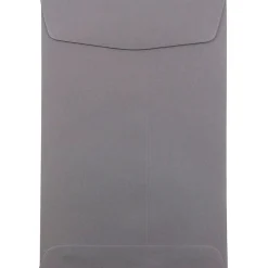 JAM Paper 6 x 9 Open End Catalog Envelopes, Dark Grey, 50/Pack (51285796i)