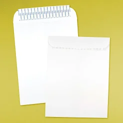 JAM Paper 10 x 13 Open End Catalog Envelopes with Peel and Seal Closure, White, 50/Pack (356828782i)