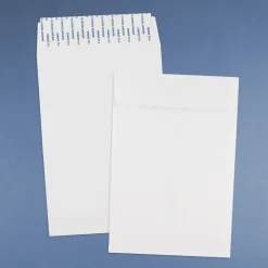 JAM Paper® 6 x 9 Open End Catalog Envelopes with Peel and Seal Closure, White, 25/Pack (356828777A)