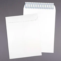JAM Paper® 9 x 12 Open End Catalog Envelopes with Peel and Seal Closure, White, Bulk 250/Box (356828780D)
