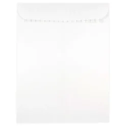 JAM Paper® 9 x 12 Open End Catalog Envelopes with Peel and Seal Closure, White, 25/Pack (356828780A)
