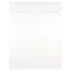 JAM Paper® 9 x 12 Open End Catalog Envelopes with Peel and Seal Closure, White, Bulk 100/Pack (356828780C)