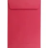 JAM Paper 6 x 9 Open End Catalog Colored Envelopes, Red Recycled, 100/Pack (V0128139)