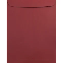 JAM Paper 9 x 12 Open End Catalog Envelopes, Dark Red, 100/Pack (31287532)