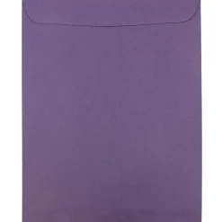 JAM Paper 10 x 13 Open End Catalog Envelopes, Dark Purple, 25/Pack (1287032)