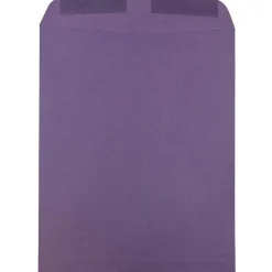 JAM Paper 10" x 13" Open End Catalog Envelopes, Dark Purple, 10/Pack (1287032C)