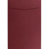 JAM Paper 6" x 9" Open End Catalog Envelopes, Dark Red, 10/Pack (31287522B)