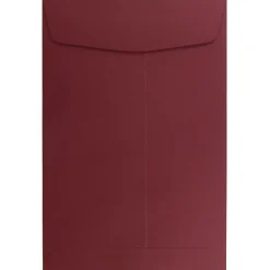 JAM Paper 6" x 9" Open End Catalog Envelopes, Dark Red, 10/Pack (31287522B)