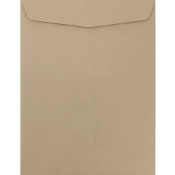 JAM Paper 10" x 13" Open End Catalog Envelopes, Brown Kraft Paper Bag, 10/Pack (6315603B)