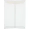 JAM Paper 9" x 12" Open End Catalog Translucent Vellum Envelopes, Clear, 10/Pack (2851376B)