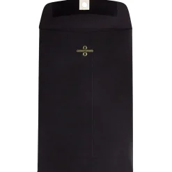 JAM Paper 6" x 9" Open End Catalog Envelopes with Clasp Closure, Black, 10/Pack (87915B)