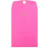 JAM Paper 6" x 9" Open End Catalog Colored Envelopes with Clasp Closure, Ultra Fuchsia Pink, 10/Pack (900909024B)