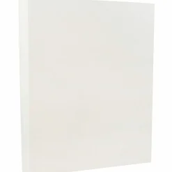 JAM PAPER 8.5" x 11" Parchment Cardstock, 65lb, White, 100/pack (171114G)