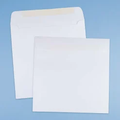 JAM Paper 8.5 x 8.5 Square Invitation Envelopes, White, 25/Pack (4231)