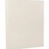 JAM PAPER 8.5" x 11" Strathmore Cardstock, 88lb, Natural White Wove, 100/pack (301115G)