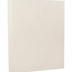 JAM PAPER 8.5" x 11" Strathmore Cardstock, 88lb, Natural White Wove, 100/pack (301115G)