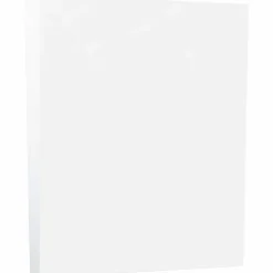 JAM PAPER 8.5" x 11" Vellum Bristol Index Cardstock, 110lb, White, 250/pack (169855B)