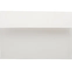 JAM Paper A9 Foil Lined Invitation Envelopes, 5.75 x 8.75, White with Ivory Foil, 50/Pack (532412546I)