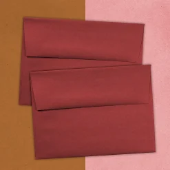 JAM Paper A7 Invitation Envelopes, 5.25 x 7.25, Dark Red, 25/Pack (31511307)