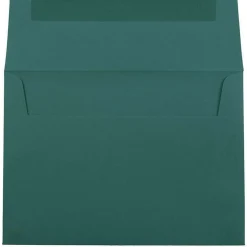 JAM Paper A7 Invitation Envelopes, 5.25 x 7.25, Teal, 25/Pack (21517152)