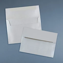 JAM Paper A7 Metallic Invitation Envelopes, 5.25 x 7.25, Stardream Silver, 50/Pack (GCST709I)