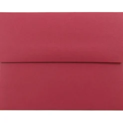 JAM Paper A2 Metallic Invitation Envelopes, 4.375 x 5.75, Stardream Jupiter Red, 25/Pack (SD5370 20)