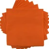 JAM Paper Beverage Napkin, 2-ply, Orange, 40 Napkins/Pack (5255620725)