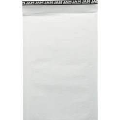 JAM PAPER Bubble Lite Padded Mailers, Size 3, 8 1/2" x 13", White Kraft, 25/Pack (MOOP517I)