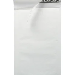 JAM PAPER Bubble Lite Padded Mailers, Size 3, 8 1/2" x 13", White Kraft, 25/Pack (MOOP517I)
