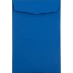 JAM Paper Catalog Envelope 6" x 9", Presidential Blue, 50/Pack (363913003FI)