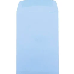 JAM Paper Catalog Envelope 6" x 9", Pastel Baby Blue, 50/Pack (1285578I)