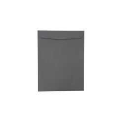 JAM Paper Catalog Envelope, 9" x 12", Dark Grey, 10/Pack (21285783B)