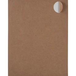 JAM Paper Circle Round Label Sticker Seals, 1 2/3 Inch Diameter, Brown Kraft, 120/Pack (3147612192)