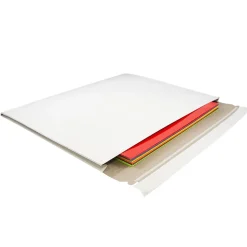 JAM Paper® Expandable Photo Mailer Envelopes with Self-Adhesive Closure, 15 x 12.5 x 1, White, 6 Rigid Mailers/Pack (38906707B)