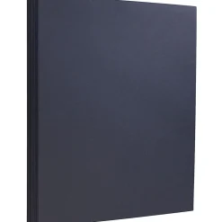 JAM Paper Extra Heavyweight 130 lb. Cardstock Paper, 8.5" x 11", Navy Blue, 25 Sheets/Pack (296131627)