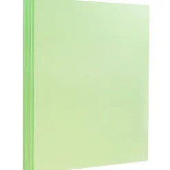 JAM Paper Extra Heavyweight 130 lb. Cardstock Paper, 8.5" x 11", Mint Green, 25 Sheets/Pack (296031635)