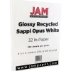 JAM Paper Glossy Presentation Paper, 8.5" x 11", 100 Sheets/Pack (1034701D)