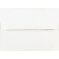 JAM Paper Gummed A7 Invitation Envelopes, 7 1/4" x 5 1/4", Regular White, 100/Pack (73767C)