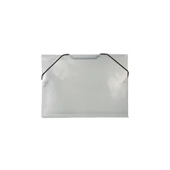 JAM Paper JAM Plastic Portfolio Case with Elastic Closure, Clear (334551)