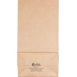 JAM Paper Kraft Lunch Bags, Medium, 9.75