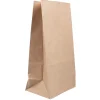 JAM Paper Kraft Lunch Bags, 11" x 6" x 3.5", Brown, 25/Pack (692KRBR)