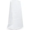 JAM Paper Kraft Lunch Bags, Large, 6" x 11" x 3.5", White, Bulk 500 Bags/Box (692KRWHB)