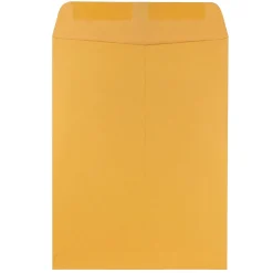 JAM Paper Kraft Open End Kraft Catalog Envelopes, 9" x 12", Brown Kraft, 50/Pack (4132I)