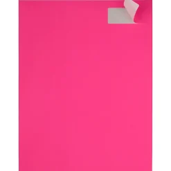 JAM Paper Laser/Inkjet Address Labels, 1 x 2 5/8, Neon Pink, 30 Labels/Sheet, 4 Sheets/Pack (354328011)
