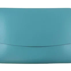 JAM Paper Leather Portfolio Case with Snap Closure, Teal, 12/Pack (233329922B)