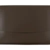 JAM Paper Leather Portfolio Case with Snap Closure, Brown, 12/Carton (2233317451B)