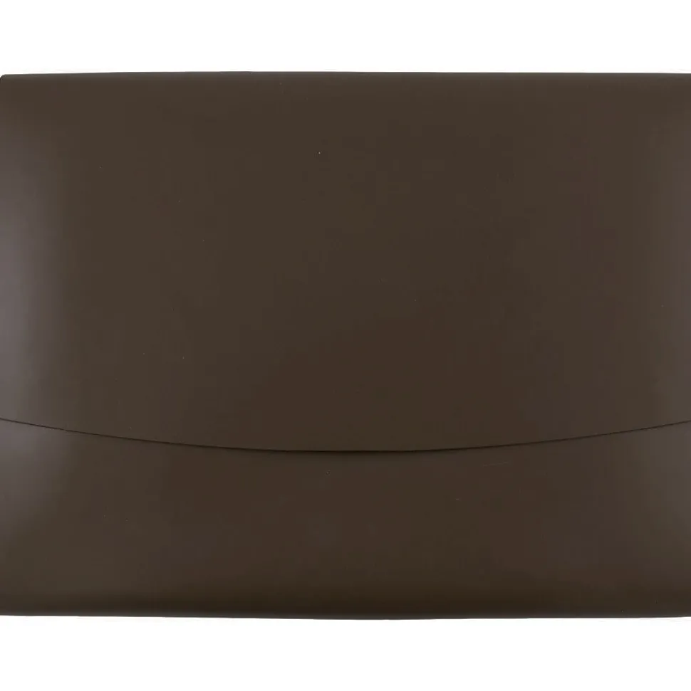 JAM Paper Leather Portfolio Case with Snap Closure, Brown, 12/Carton (2233317451B)