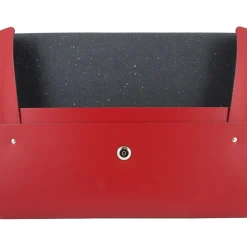 JAM Paper Leather Portfolio Case with Snap Closure, Red, 12/Carton (2233317453B)