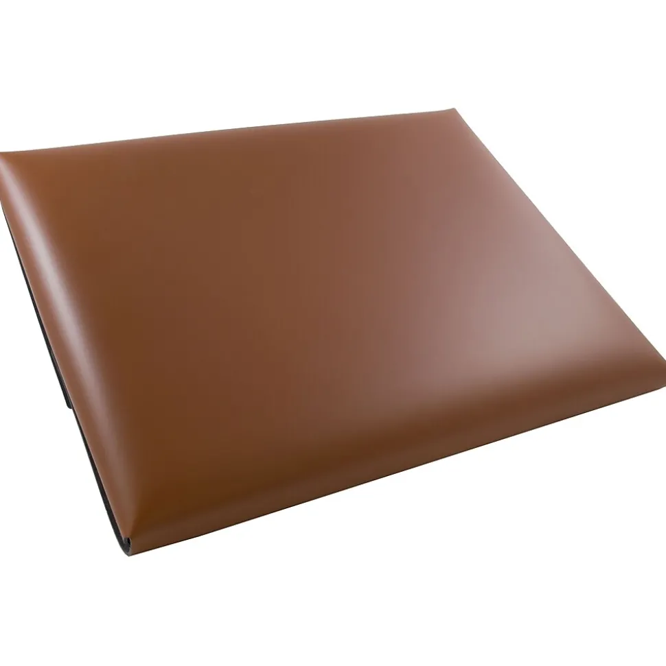 JAM Paper Leather Portfolio Case with Snap Closure, Brown, 12/Carton (2233320843B)